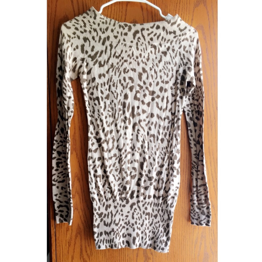Leopard Sweater Dress